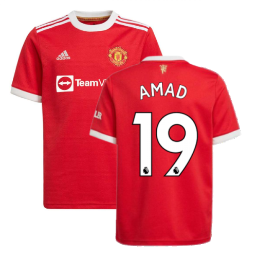 Man Utd 2021-2022 Home Shirt (Kids) (AMAD 19)