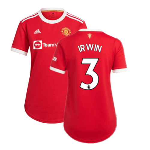 Man Utd 2021-2022 Home Shirt (Ladies) (IRWIN 3)