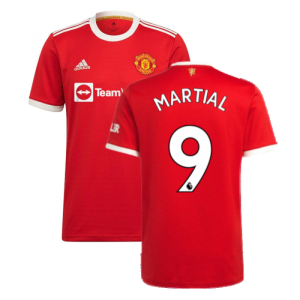 Man Utd 2021-2022 Home Shirt (MARTIAL 9)