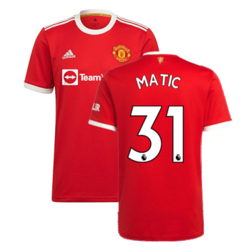 Man Utd 2021-2022 Home Shirt (MATIC 31)