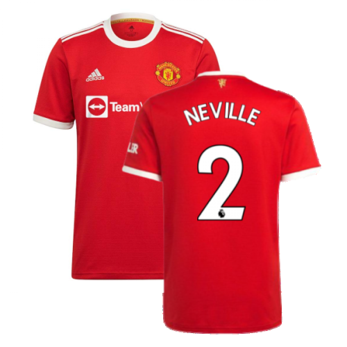 Man Utd 2021-2022 Home Shirt (NEVILLE 2)