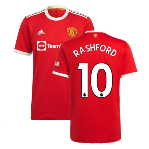 Man Utd 2021-2022 Home Shirt (RASHFORD 10)