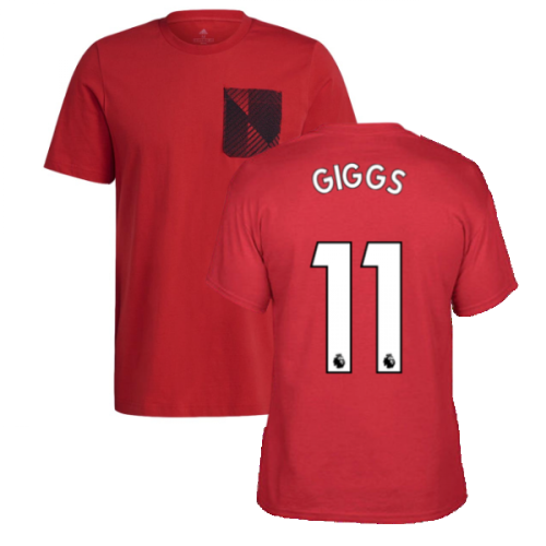 Man Utd 2021-2022 STR Graphic Tee (Red) (GIGGS 11)