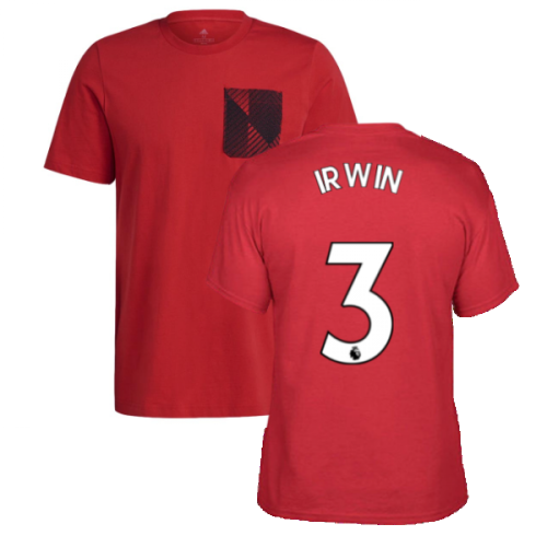 Man Utd 2021-2022 STR Graphic Tee (Red) (IRWIN 3)