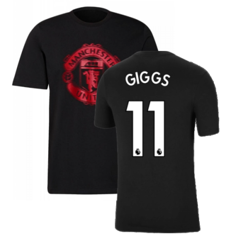 Man Utd 2021-2022 Tee (Black) (GIGGS 11)