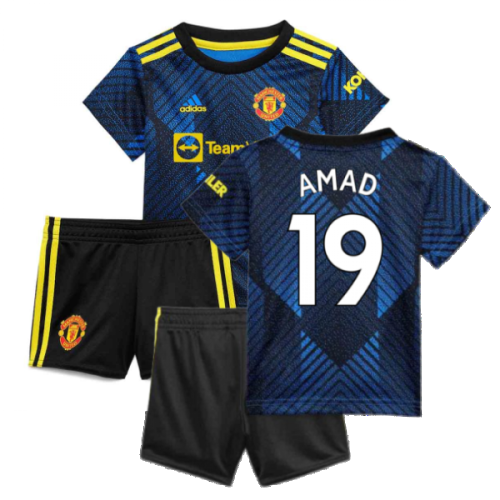 Man Utd 2021-2022 Third Baby Kit (Blue) (AMAD 19)