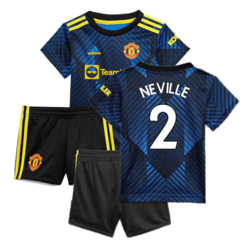 Man Utd 2021-2022 Third Baby Kit (Blue) (NEVILLE 2)