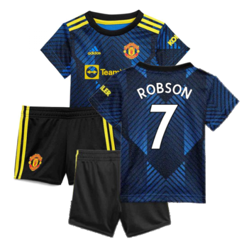 Man Utd 2021-2022 Third Baby Kit (Blue) (ROBSON 7)