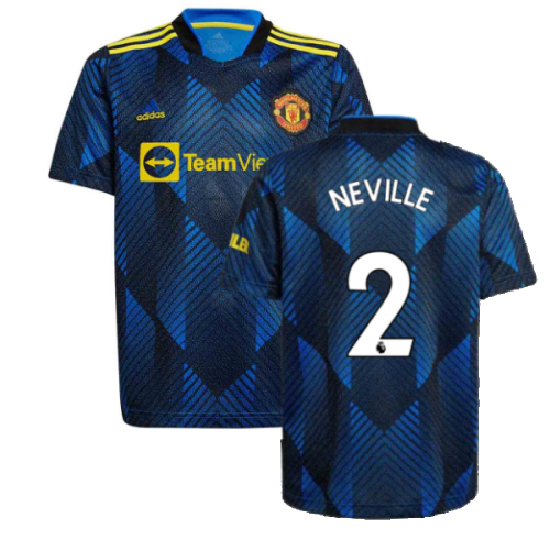 Man Utd 2021-2022 Third Shirt (Kids) (NEVILLE 2)