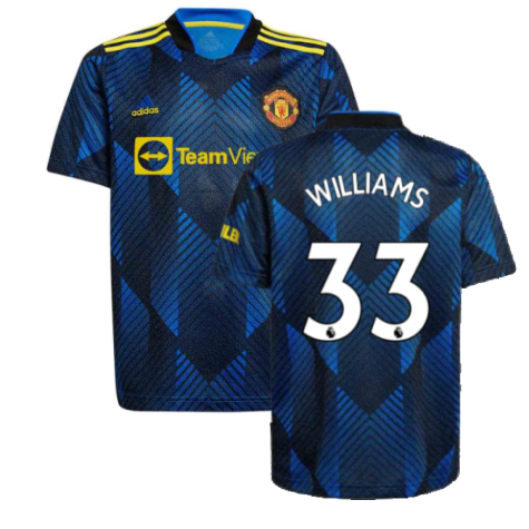 Man Utd 2021-2022 Third Shirt (Kids) (WILLIAMS 33)