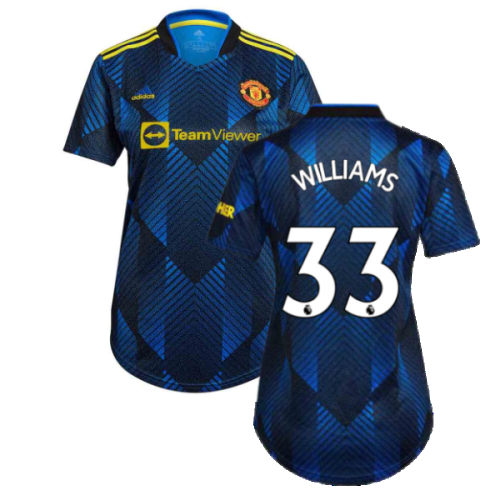 Man Utd 2021-2022 Third Shirt (Ladies) (WILLIAMS 33)