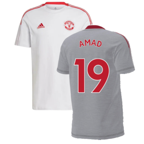 Man Utd 2021-2022 Training Tee (Grey) (AMAD 19)