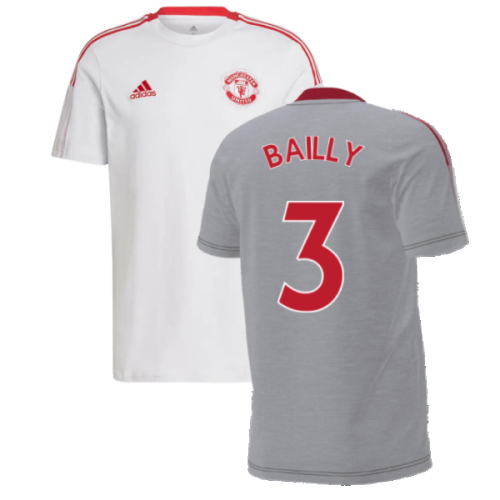 Man Utd 2021-2022 Training Tee (Grey) (BAILLY 3)