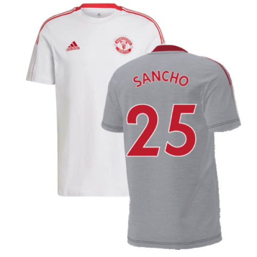 Man Utd 2021-2022 Training Tee (Grey) (SANCHO 25)