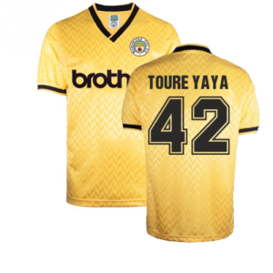 Manchester City 1989 Third Retro Shirt (TOURE YAYA 42)