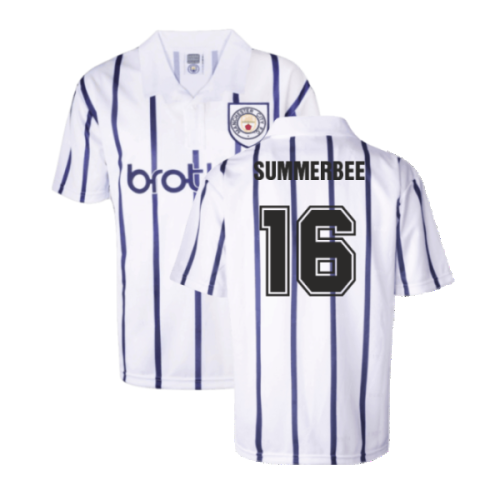 Manchester City 1993 Away Retro Football Shirt (Summerbee 16)