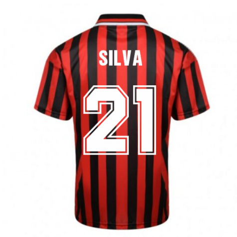 Manchester City 1994 Away Retro Shirt (SILVA 21)