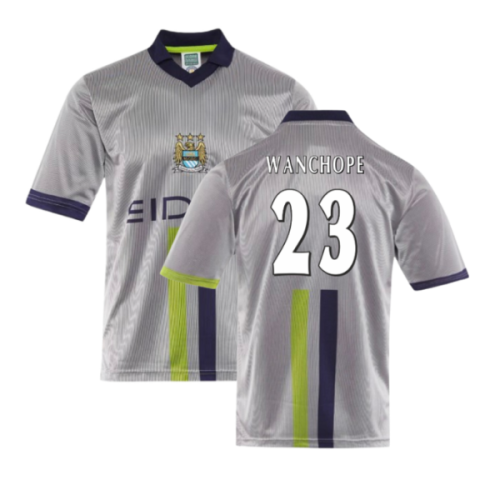 Manchester City 2000 Away Retro Shirt (Wanchope 23)