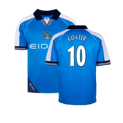 Manchester City 2000 Home Retro Shirt (Goater 10)