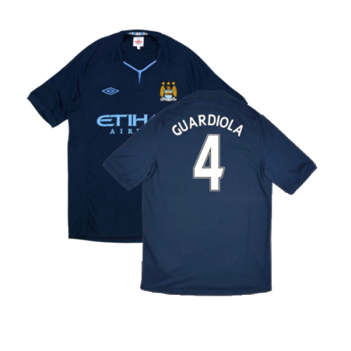 Manchester City 2010-11 Away Shirt ((Very Good) XL) (Guardiola 4)