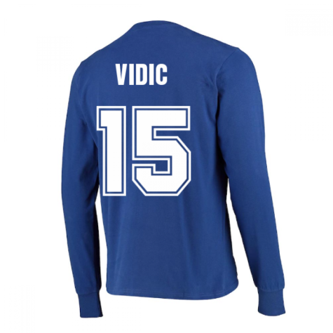 Manchester United 1968 European Cup Final Retro Football Shirt (VIDIC 15)