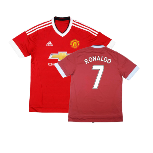 Manchester United 2015-16 Home Shirt (Excellent) (Ronaldo 7)