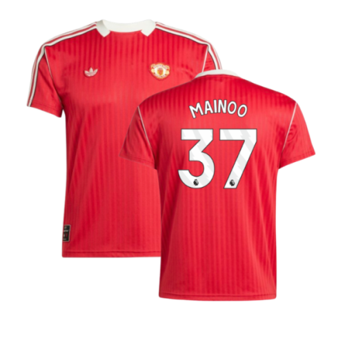 Manchester United Terrace Icons Shirt (Red) (Mainoo 37)