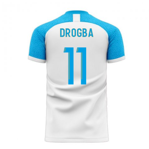 Marseille 2024-2025 Home Concept Football Kit (Libero) (DROGBA 11)