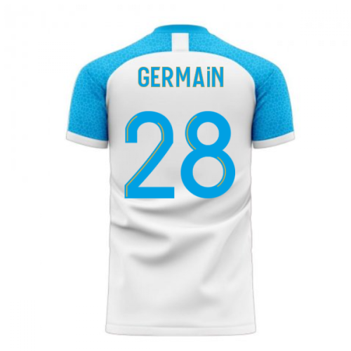 Marseille 2024-2025 Home Concept Football Kit (Libero) (GERMAIN 28)