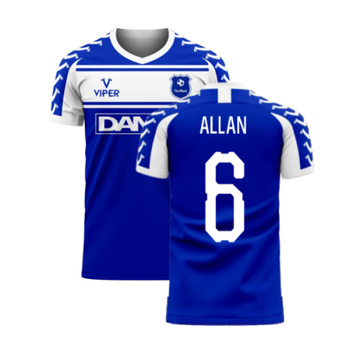 Merseyside 2024-2025 Home Concept Football Kit (Viper) (Allan 6)