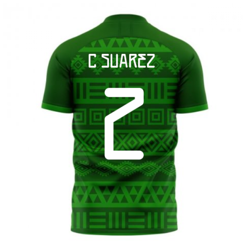 Mexico 2024-2025 Home Concept Football Kit (Libero) (C. SUAREZ 2)