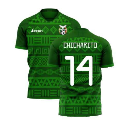 Mexico 2024-2025 Home Concept Football Kit (Libero) (CHICHARITO 14)