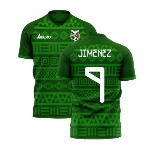 Mexico 2024-2025 Home Concept Football Kit (Libero) (JIMENEZ 9)