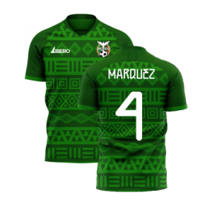 Mexico 2025-2026 Home Concept Football Kit (Libero) (MARQUEZ 4) Mexico 2025-2026 Home Concept Football Kit (Libero) (MARQUEZ 4)