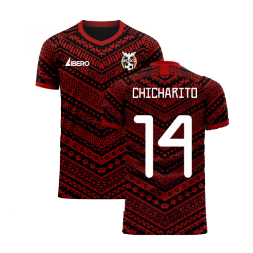 Mexico 2024-2025 Third Concept Football Kit (Libero) (CHICHARITO 14)