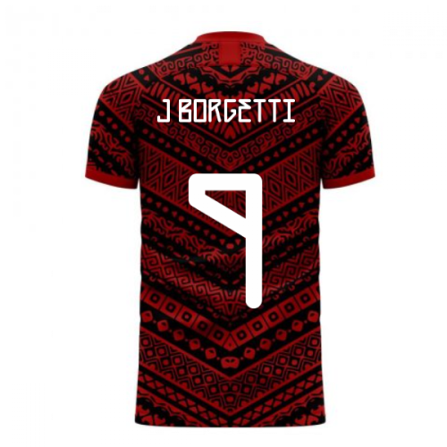 Mexico 2024-2025 Third Concept Football Kit (Libero) (J. BORGETTI 9)