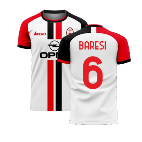 Milan 2024-2025 Away Concept Football Kit (Libero) (BARESI 6)