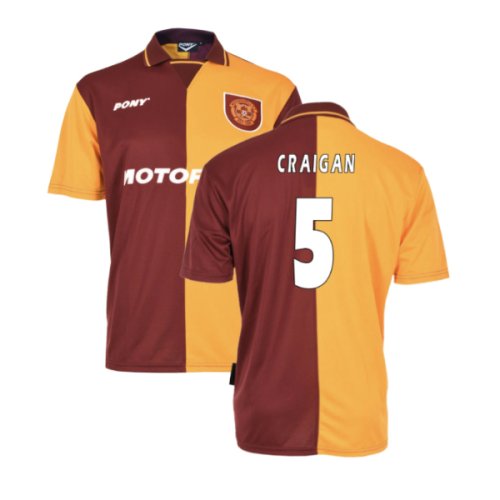 Motherwell 1996-1998 Retro Home Jersey (Craigan 5)