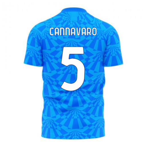 Napoli 1990s Home Concept Football Kit (Libero) (CANNAVARO 5)