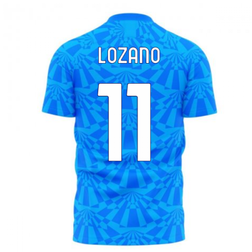 Napoli 1990s Home Concept Football Kit (Libero) (LOZANO 11) - Womens