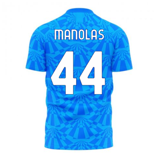 Napoli 1990s Home Concept Football Kit (Libero) (MANOLAS 44) - Womens