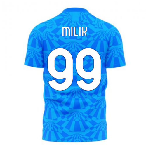 Napoli 1990s Home Concept Football Kit (Libero) (MILIK 99) - Womens