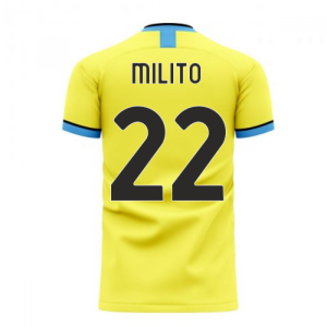 Nerazzurri Milan 2024-2025 Away Concept Football Kit (Libero) (MILITO 22) - Womens