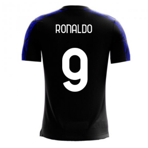 Nerazzurri Milan 2024-2025 Home Concept Football Kit (Libero) (RONALDO 9)