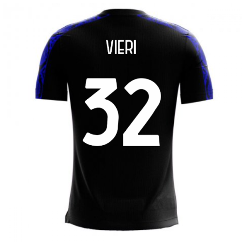 Nerazzurri Milan 2024-2025 Home Concept Football Kit (Libero) (VIERI 32)