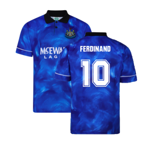 Newcastle United 1995 Third Retro Football Shirt (Ferdinand 10)