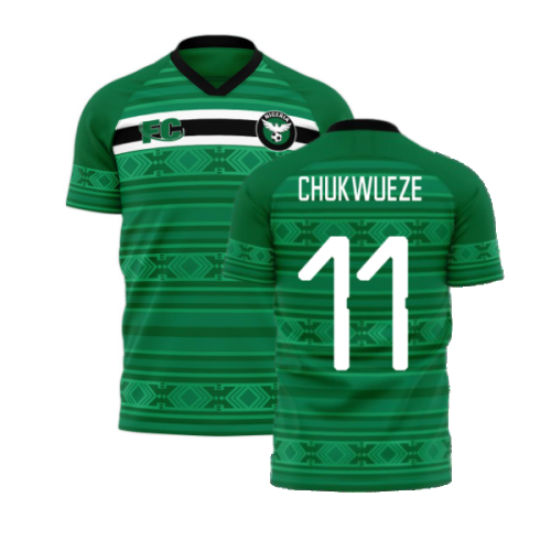 Nigeria 2020-2021 Home Concept Kit (Fans Culture) (CHUKWUEZE 11)