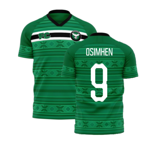 Nigeria 2020-2021 Home Concept Kit (Fans Culture) (OSIMHEN 9)