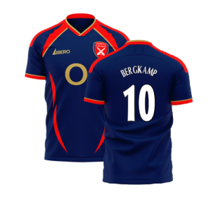 North London Reds 2006 Style Away Concept Shirt (Libero) (Bergkamp 10)