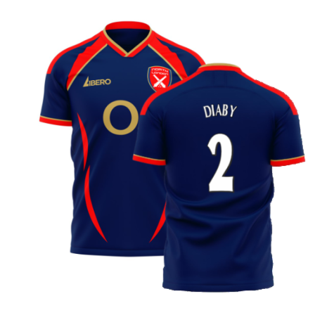 North London Reds 2006 Style Away Concept Shirt (Libero) (Diaby 2)